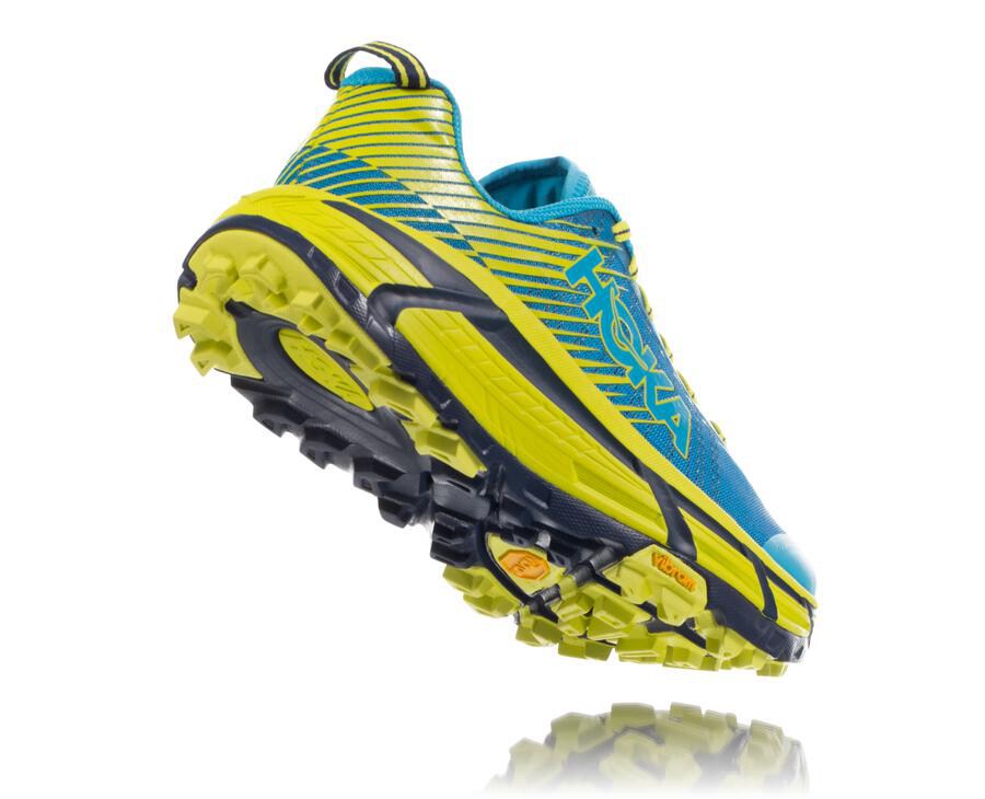 Hoka One One Evo Mafate 2 Trailskor Dam - Blå/Gröna - GZFJV-3685